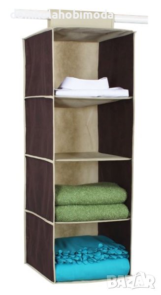 Етажерка с 4 рафта, Полипрополен,30x30x84 см , снимка 1