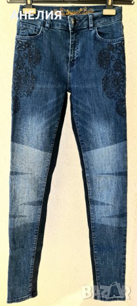 Дамски дънки Desigual slim, снимка 1
