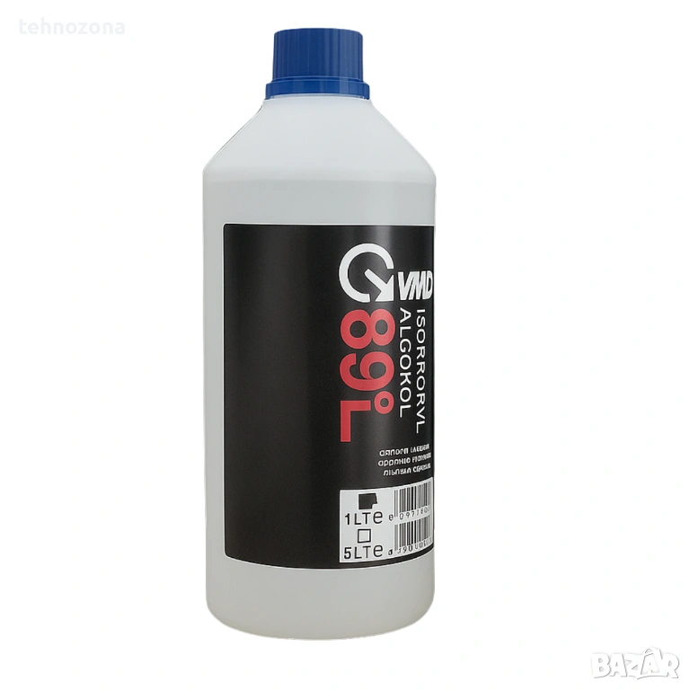 Изопропилов алкохол VMD 89% 1л за почистване на електронни компоненти и разреждане бои, снимка 1
