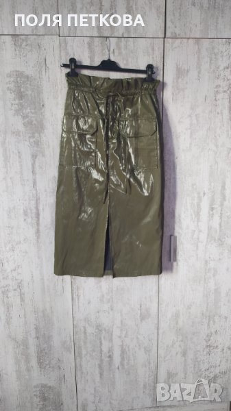 Кожена пола на ZARA, снимка 1