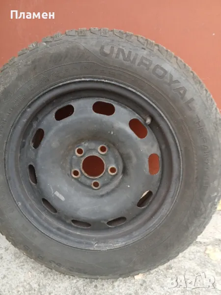 Продавам зимни гуми Унироял с джанти , снимка 1