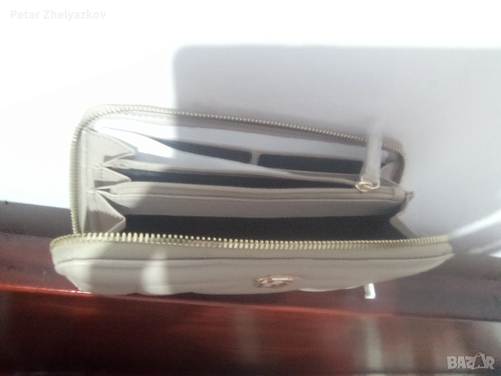 нов луксозен кожен дамски портфейл BOSS., снимка 1