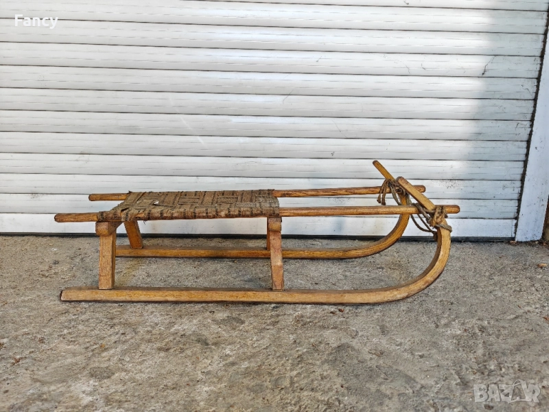 Стара дървена шейна , снимка 1