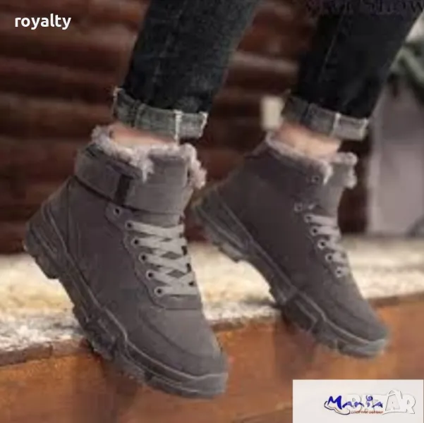 Мъжки боти с топла вата Два цвята , снимка 1