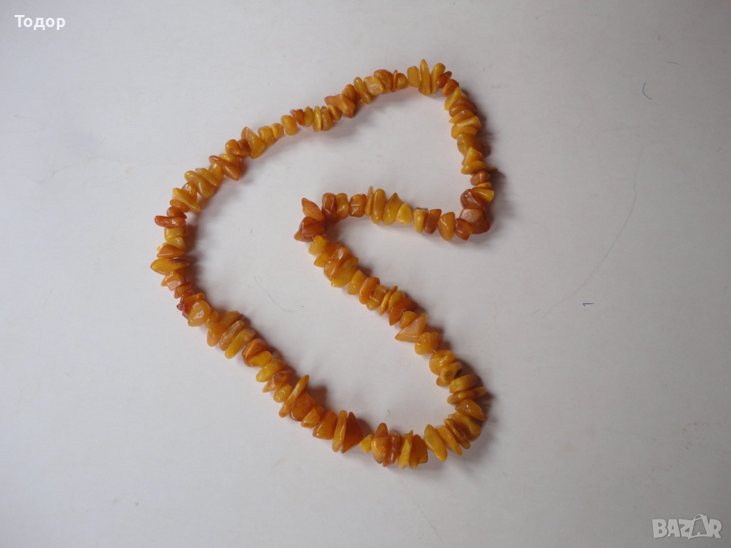 Страхотно колие гердан балтийски кехлибар 20, снимка 1