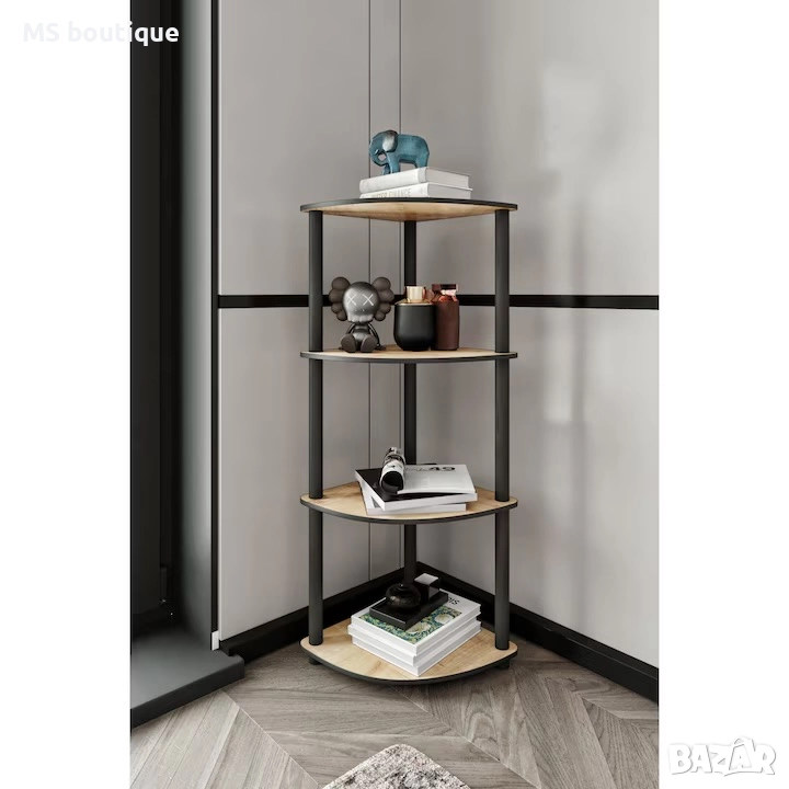 Рафт за книги Woody Fashion, 34x105x34см, крака от дърво, комплект 1 бр, снимка 1