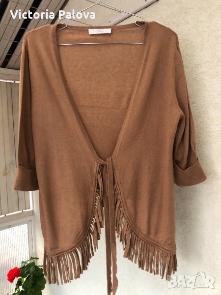 Прекрасна жилетка NICE CONNECTION,40%кашмир,60%памук, снимка 1