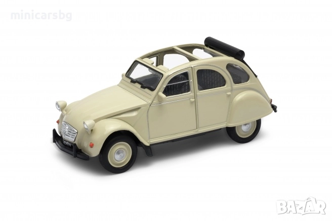 Метална количка: Citroen 2CV (Convertible), снимка 1