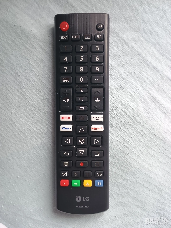 Оригинално дистанционно управление за смарт телевизор LG -AKB76040301, снимка 1