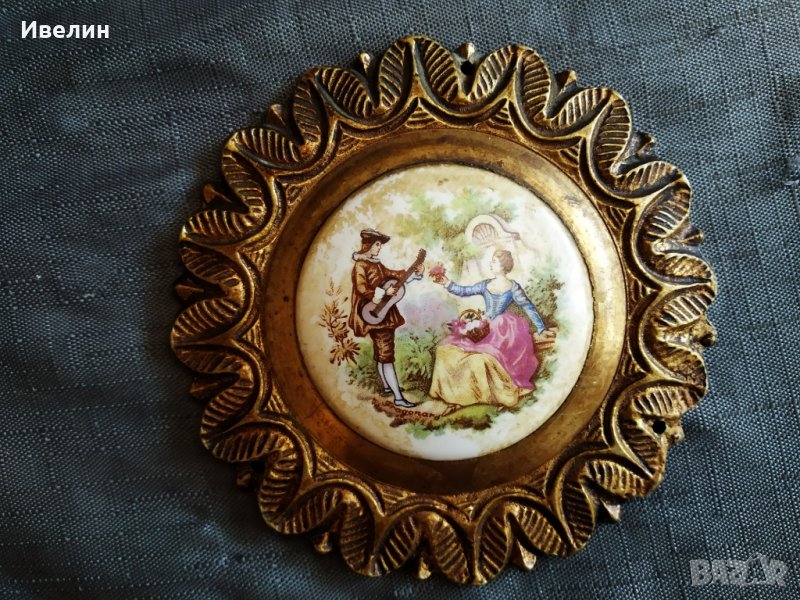 стара барокова апликация , снимка 1