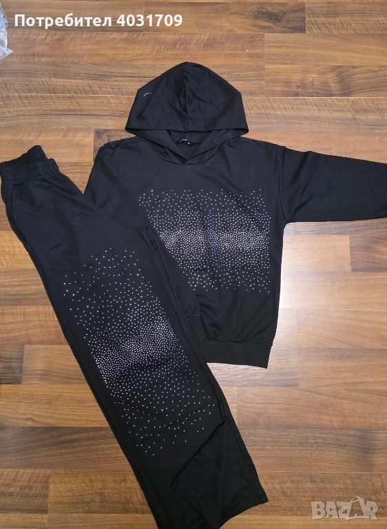 Дамски екип с камъчета , снимка 1