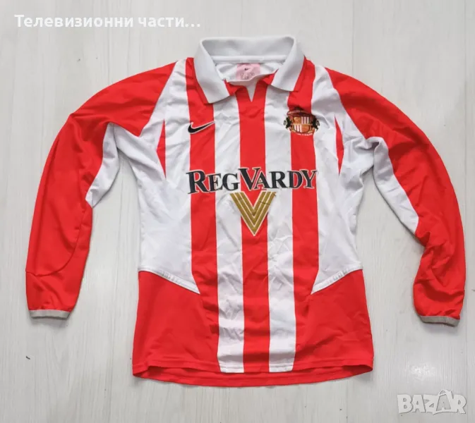 Детска оригинална футболна тениска фланелка Sunderland Съндърланд домакински екип сезони 2002/2004, снимка 1