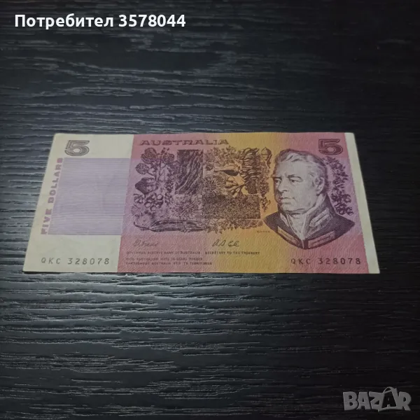 Австралия 5 долара., снимка 1