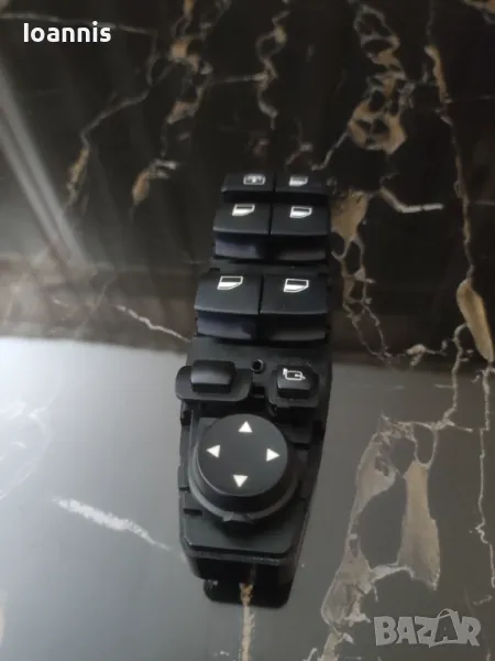 Бутон 6 Пина централно управление на Прозорци, Огледала, Врата, щори Шофьор , снимка 1