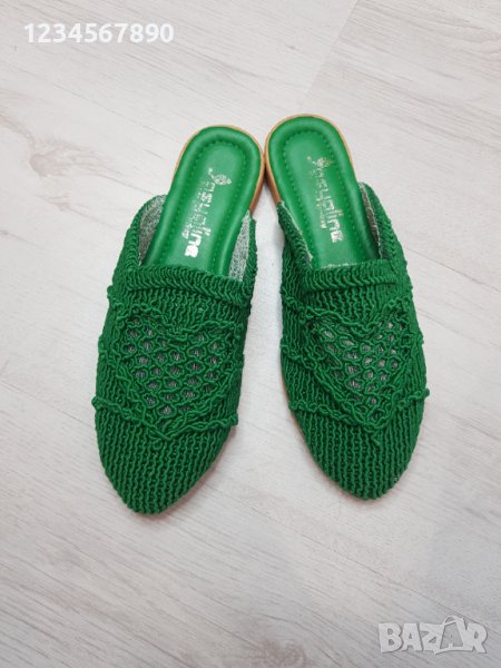 Нов модел плетени чехли , снимка 1