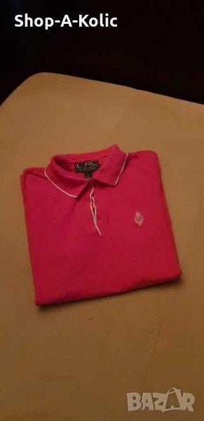 Vintage Women's L-RL RALPH LAUREN ACTIVE POLO Cotton T-Shirt, снимка 1