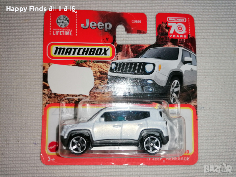 MATCHBOX  `19 JEEP RENEGADE, снимка 1