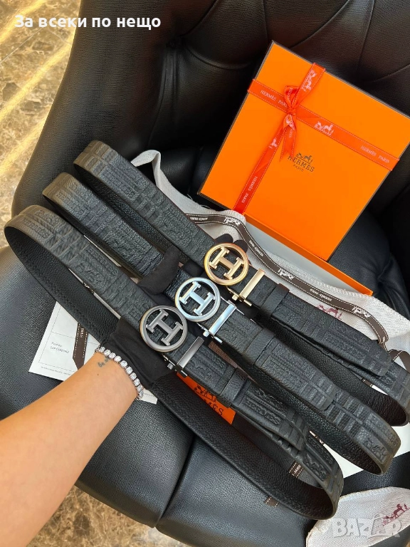 Louis Vuitton🔝Hermes Колан Със Сертификат И Торбичка - Налични Различни Модели Код SK212, снимка 1