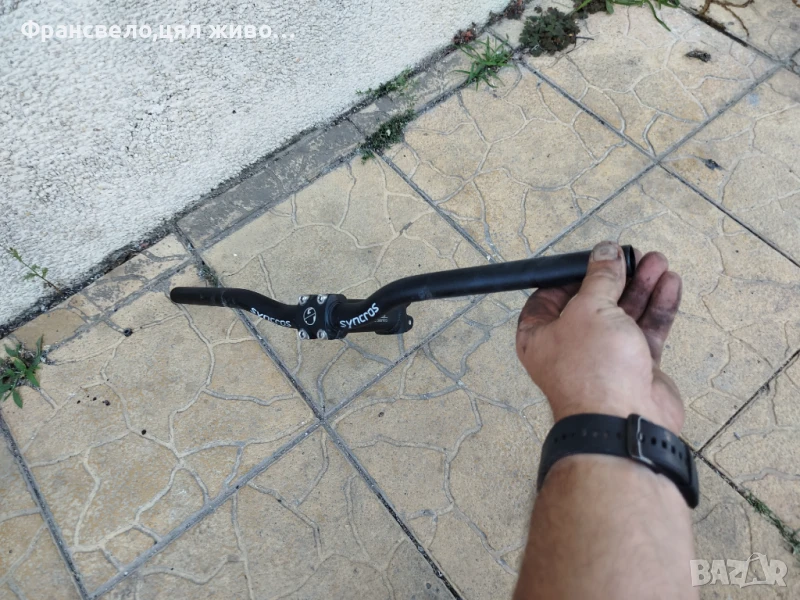 Кормило 25.4 с лапа за стержен 28.6 за велосипед колело gt , снимка 1