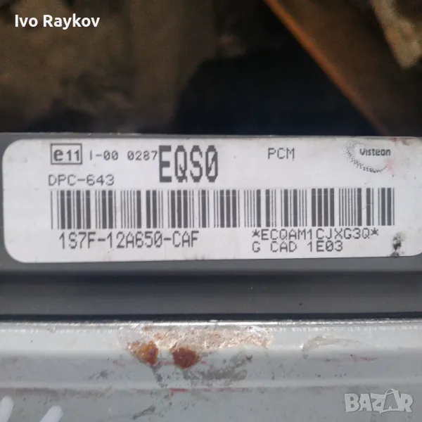 ECU 1S7F-12A650-CAF EQS0,FORD Mondeo 2.0 TDCi , снимка 1