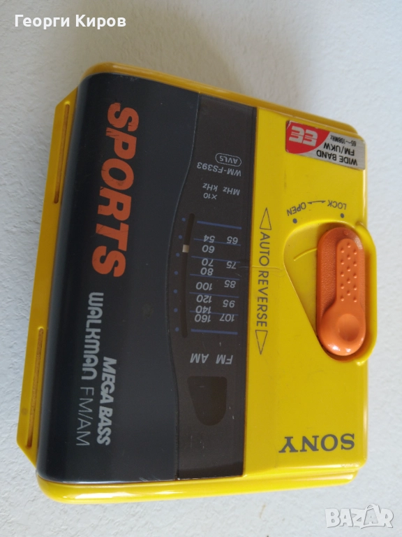 Sony Sports Walkman WM FS 393 касетофон, снимка 1