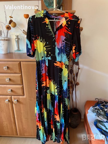 Цветна дълга рокля, снимка 1