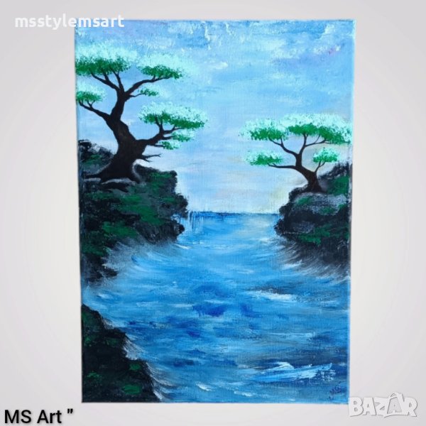 Мистичната река " Картина , снимка 1