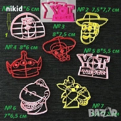 Играта на Играчките Toy Story пластмасов резец форма за тесто бисквитки фондан торта , снимка 1