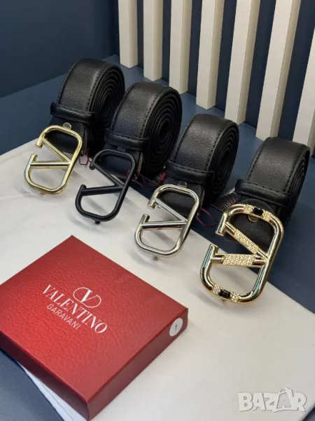 колани от ествествена кожа в кутия valentino garavani 4см, снимка 1