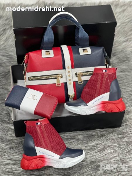 Дамска чанта портфейл и спортни обувки Tommy Hilfiger код 126, снимка 1