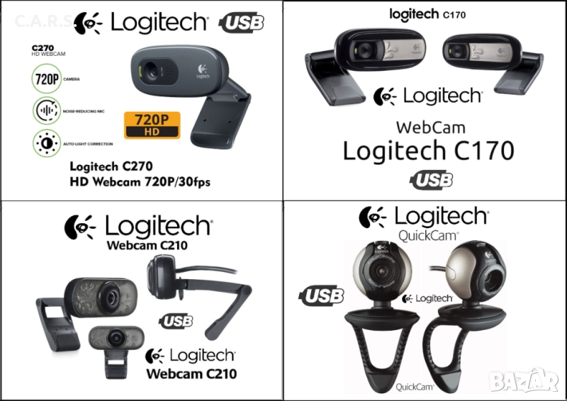 USB Камери с Микрофон Logitech , снимка 1
