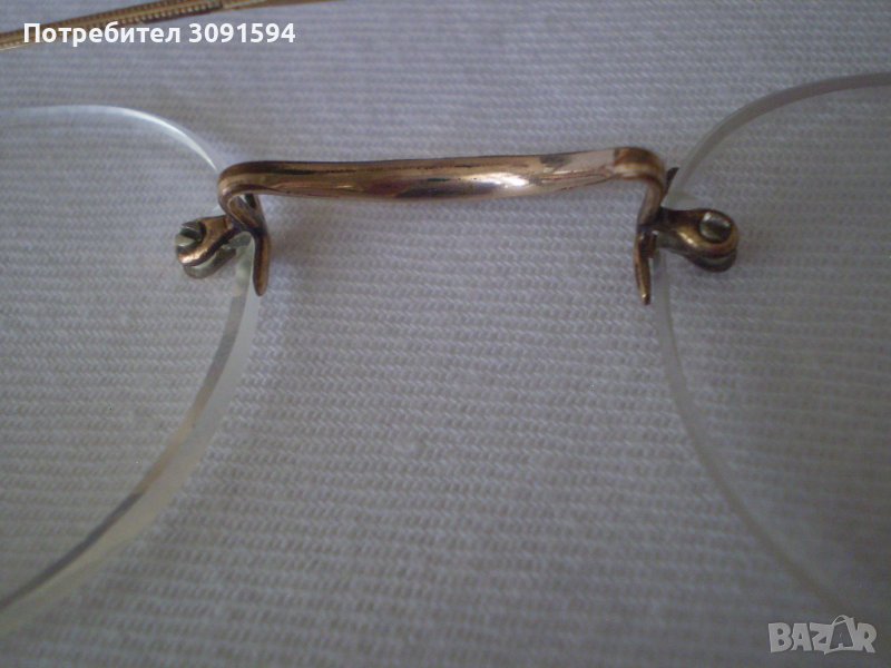 антикварни колекционерски очила позлата , снимка 1