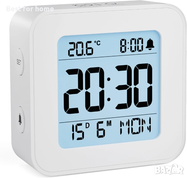  Будилник, за нощно шкафче, снимка 1