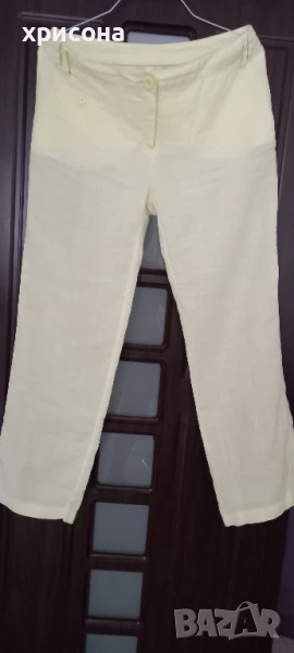 Летен ленен панталон,прав-48  номер, снимка 1