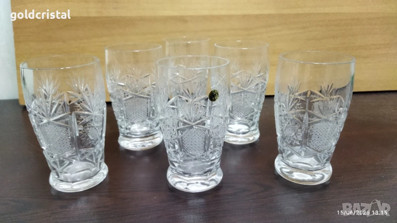 кристални чаши за вода , снимка 1