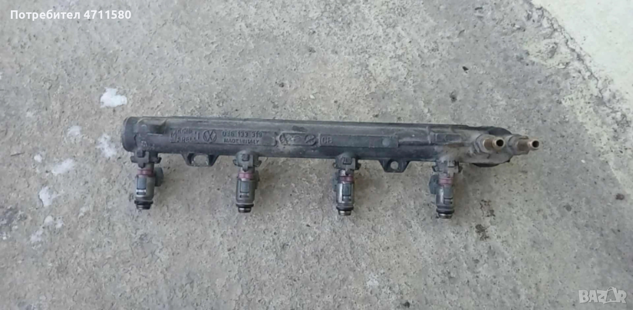 Рейка с дюзи за Волксваген Голф 4 2000г 1.4 дизел 75к.с, снимка 1