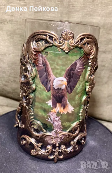 Ръчна изработка халба за бира 500 мл, снимка 1