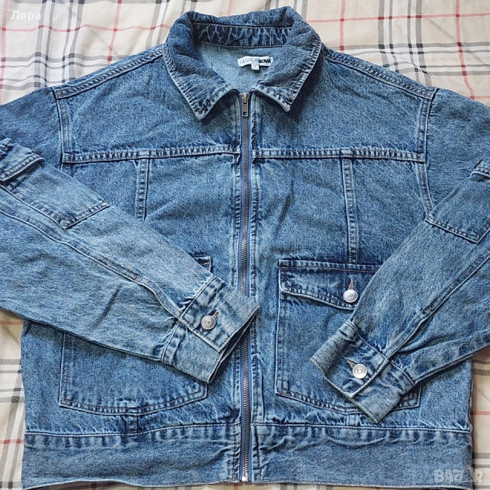 Дамско дънково яке , снимка 1