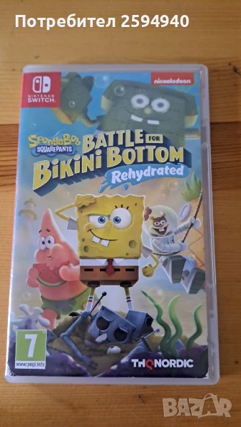 Spongebob Battle for Bikini Bottom Nintendo Switch, снимка 1