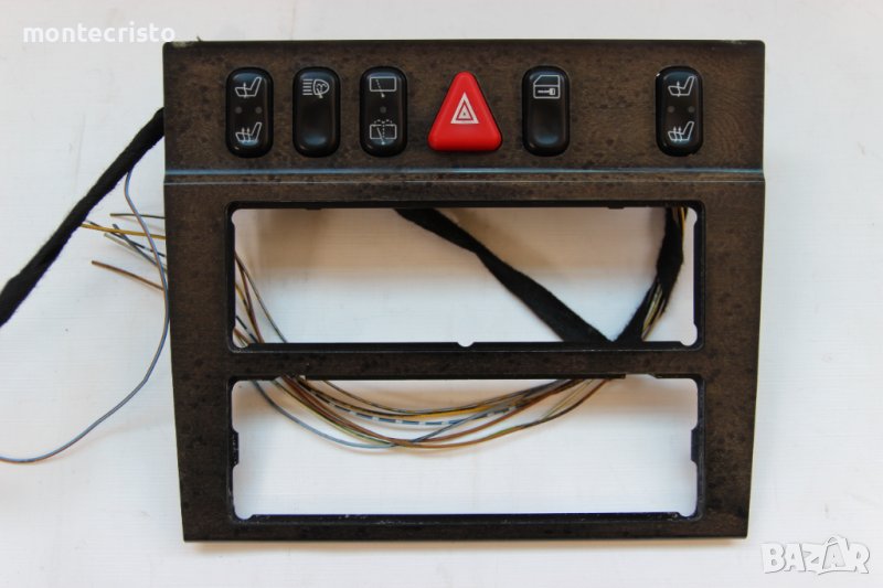 Панел бутон аварийни светлини Mercedes W210 E-class (1999-2002г) 2108200151 подгряване седалки, снимка 1