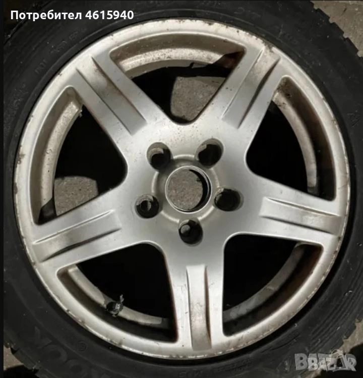 MAZDA МАЗДА 4бр.италиански алуминиеви джанти 16" 5х114,3мм 7J ЕТ35 +4бр зимни гуми 205/55/16, снимка 1