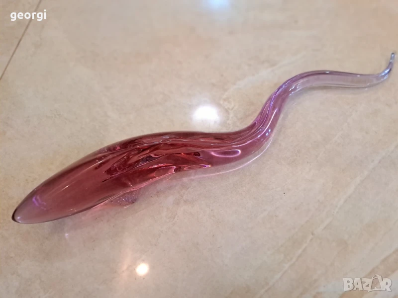 стъклена змиорка Murano , снимка 1
