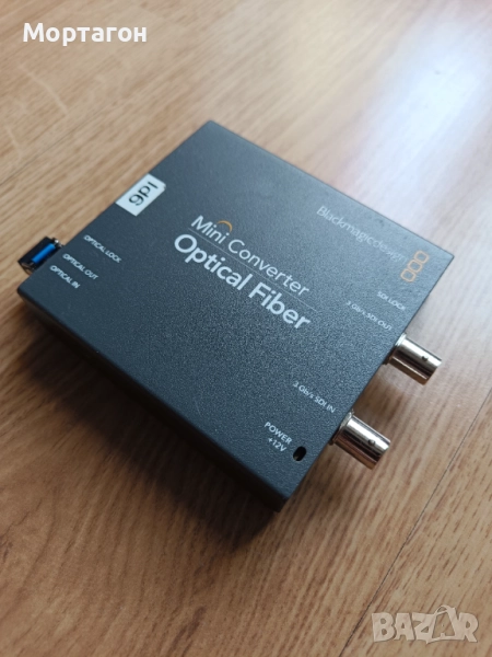 Мини-конвертор Optical Fiber Blackmagic Design, снимка 1