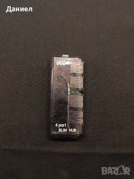 4 port slim hub, снимка 1