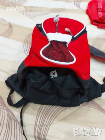 Сак в червено и черно на покер старс за 10 лева , снимка 2 - Чанти - 39638895