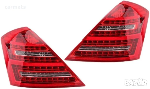 Диодни стопове за Mercedes S-Class W221 (2005-2011) - фейслифт дизайн W222 с бягащ мигач
