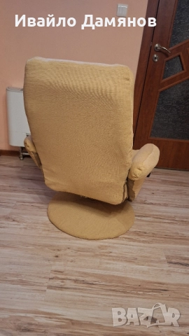 Релакс стол / Релакс кресло Optima - бежов , снимка 7 - Дивани и мека мебел - 52530754