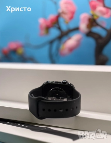 ГАРАНЦИОНЕН!!!   Apple Watch 10, GPS, Cellular, Jet Black Aluminum Case 46 мм, Black Sport Band , снимка 5 - Смарт часовници - 52832352