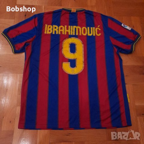 Барселона - Barcelona - Nike - Ibrahimovic №9 сезон 2009/2010, снимка 9 - Тениски - 40500560