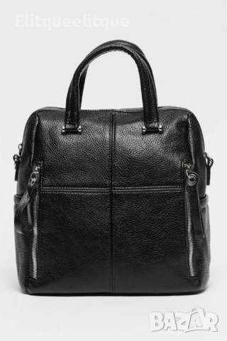 Дамска раница от еко материал с отделящи се презрамки, снимка 4 - Раници - 52346736